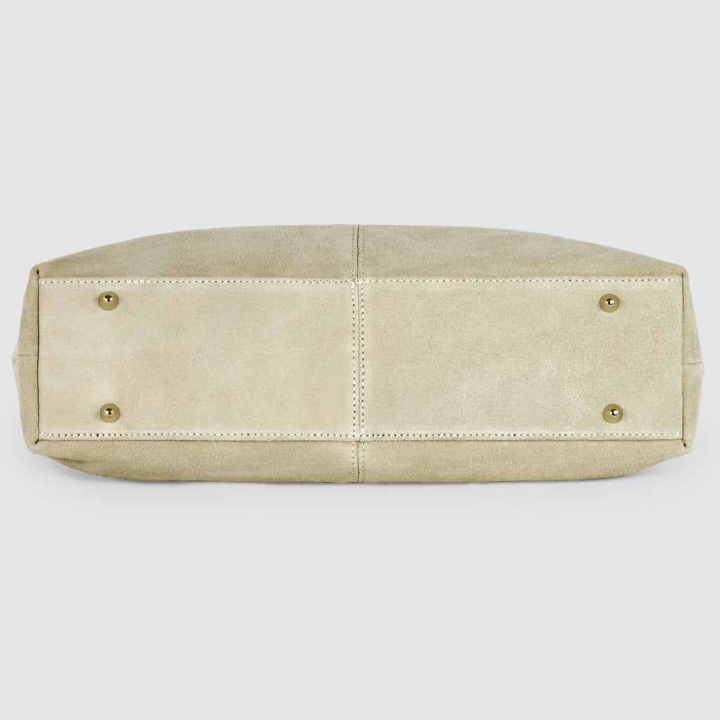 Italian Genuine Suede Tote Bag 242235 - Che Cose Belle