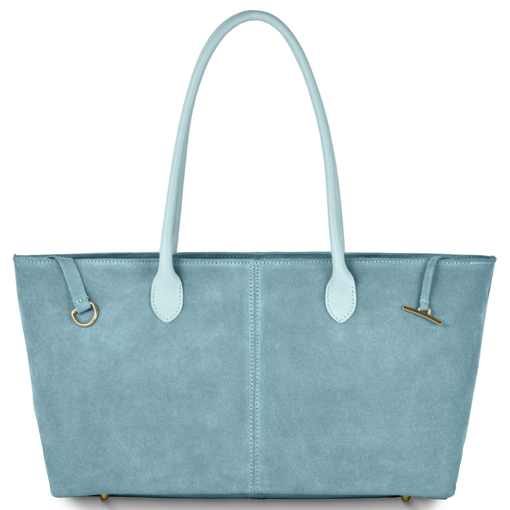 Italian Genuine Suede Tote Bag 242235 - Che Cose Belle