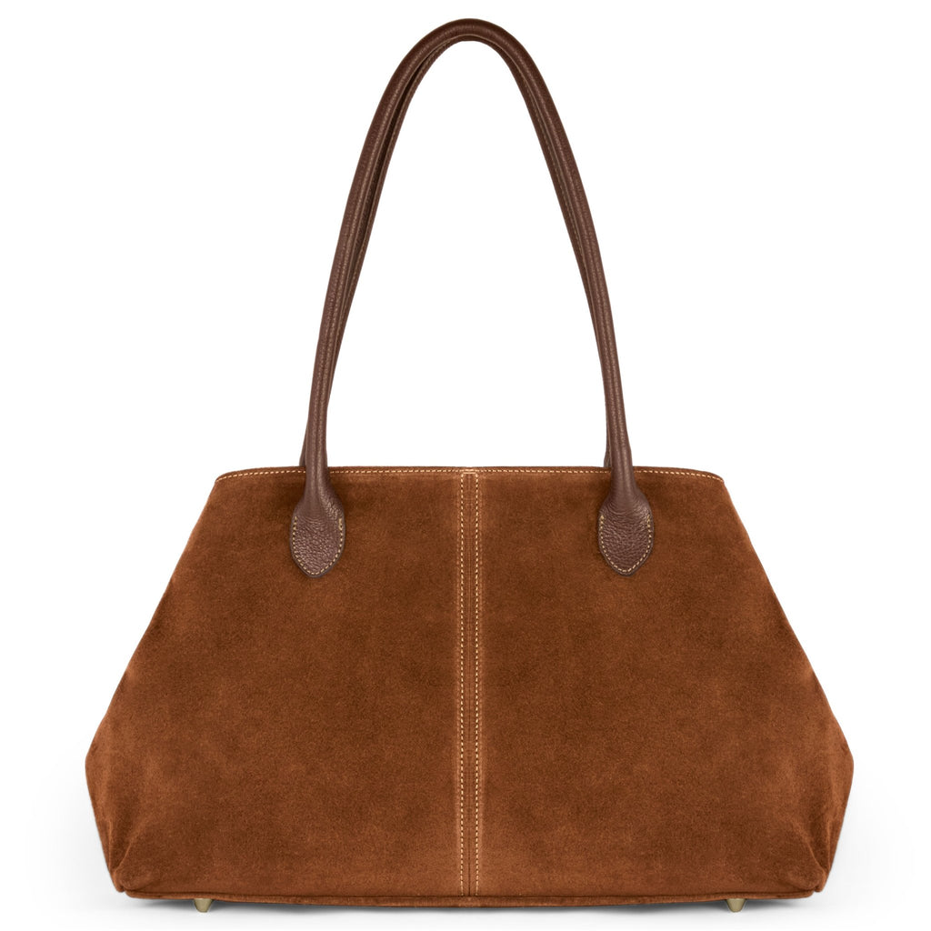 Italian Genuine Suede Tote Bag 242235 - Che Cose Belle