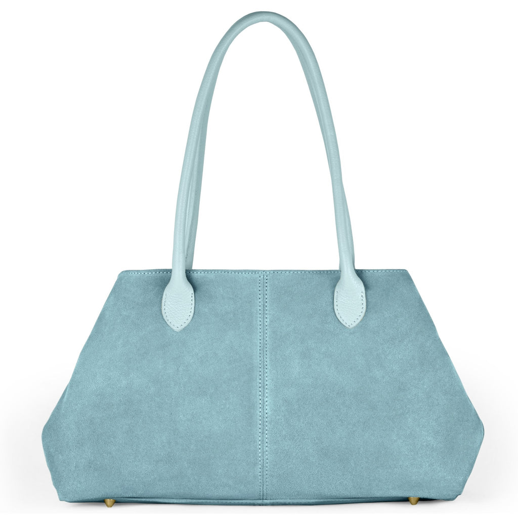 Italian Genuine Suede Tote Bag 242235 - Che Cose Belle