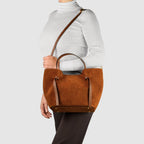 Italian Genuine Suede Tote Bag 292730 - Che Cose Belle