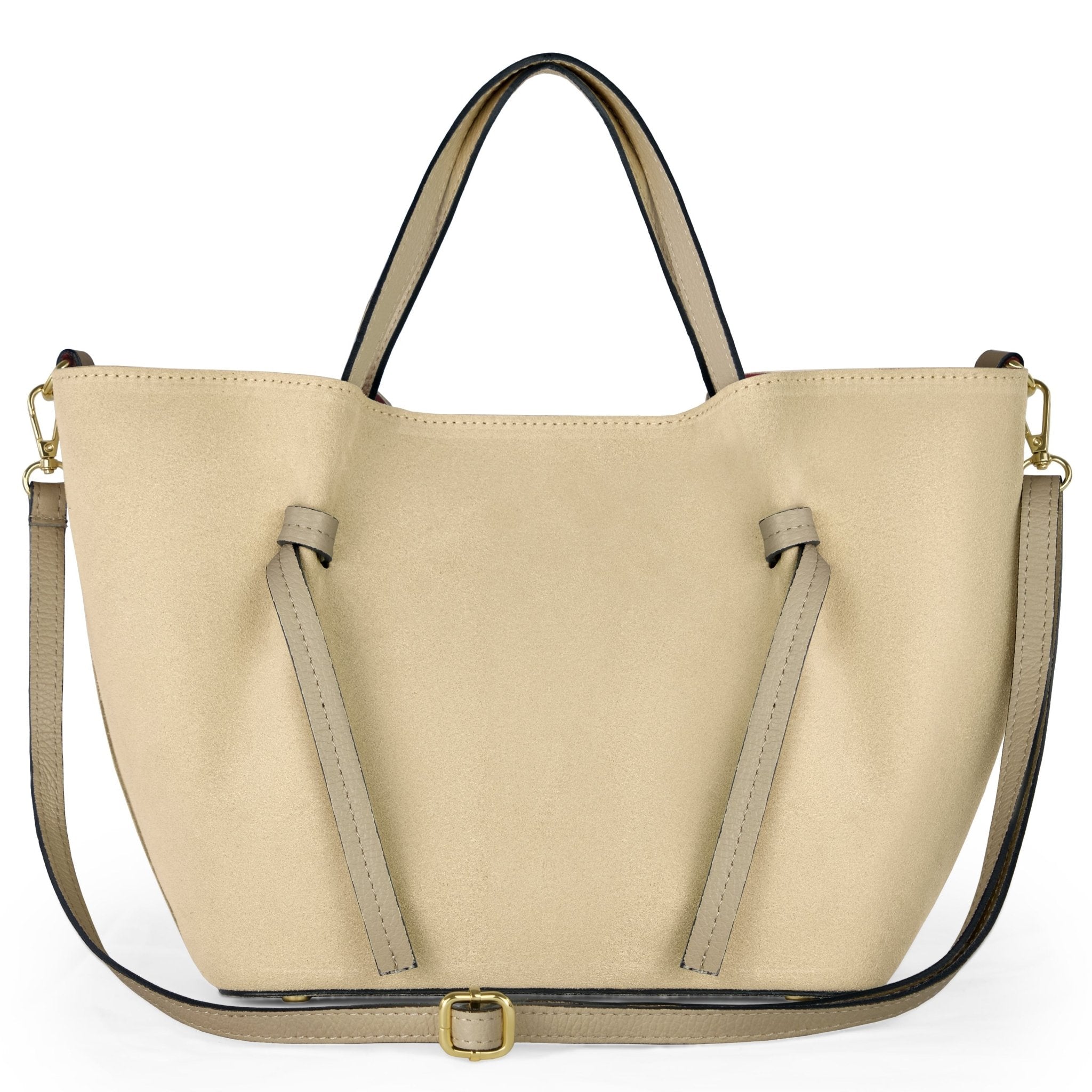 Italian Genuine Suede Tote Bag 292730 - Che Cose Belle