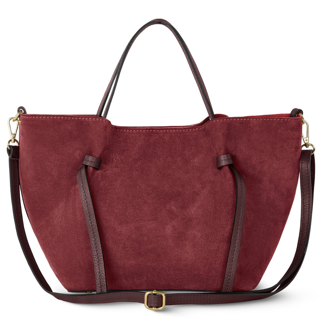 Italian Genuine Suede Tote Bag 292730 - Che Cose Belle