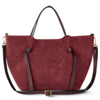 Italian Genuine Suede Tote Bag 292730 - Che Cose Belle