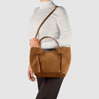 Italian Genuine Suede Tote Bag 292730 - Che Cose Belle