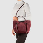 Italian Genuine Suede Tote Bag 292730 - Che Cose Belle