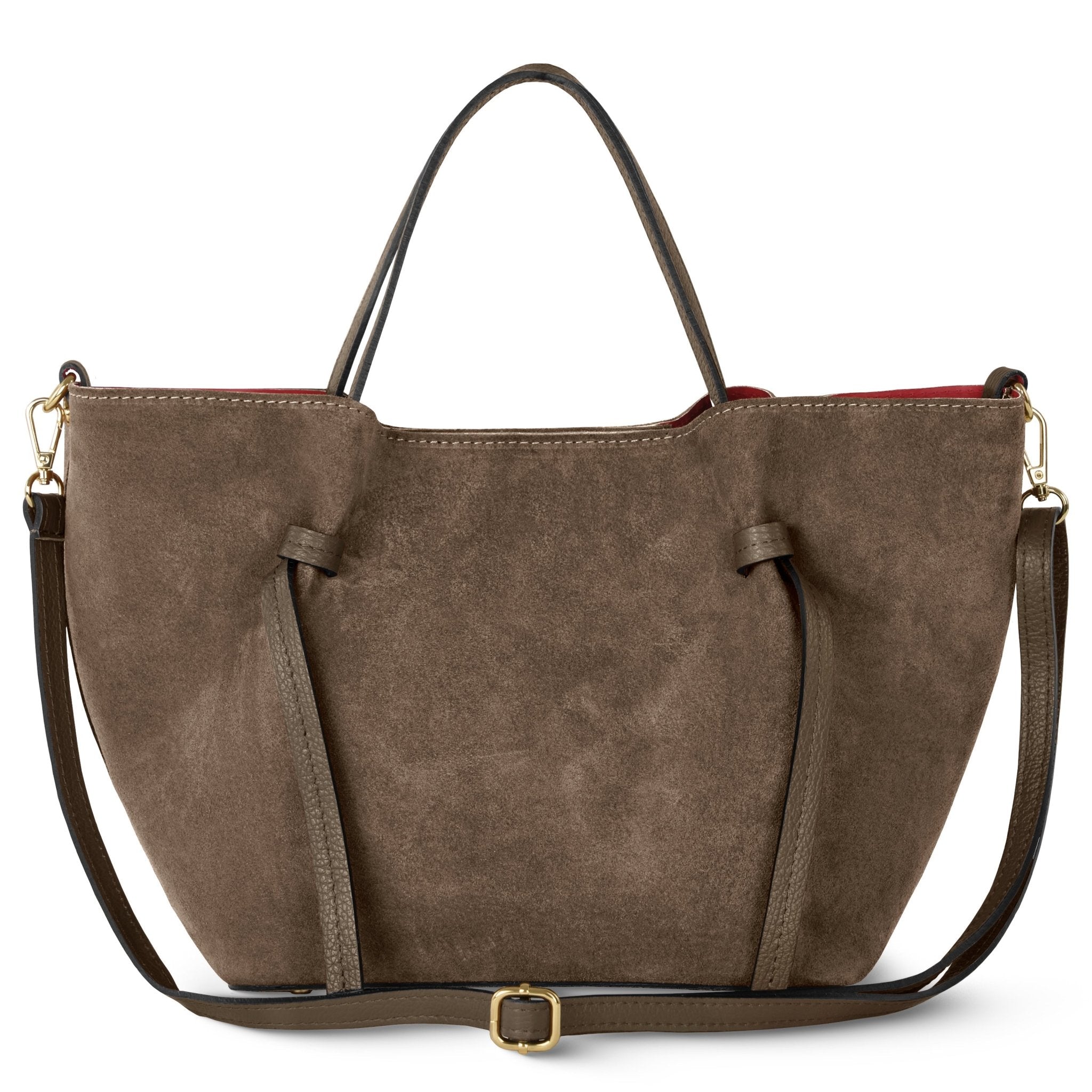 Italian Genuine Suede Tote Bag 292730 - Che Cose Belle