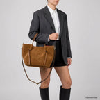 Italian Genuine Suede Tote Bag 292730 - Che Cose Belle