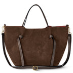 Italian Genuine Suede Tote Bag 292730 - Che Cose Belle