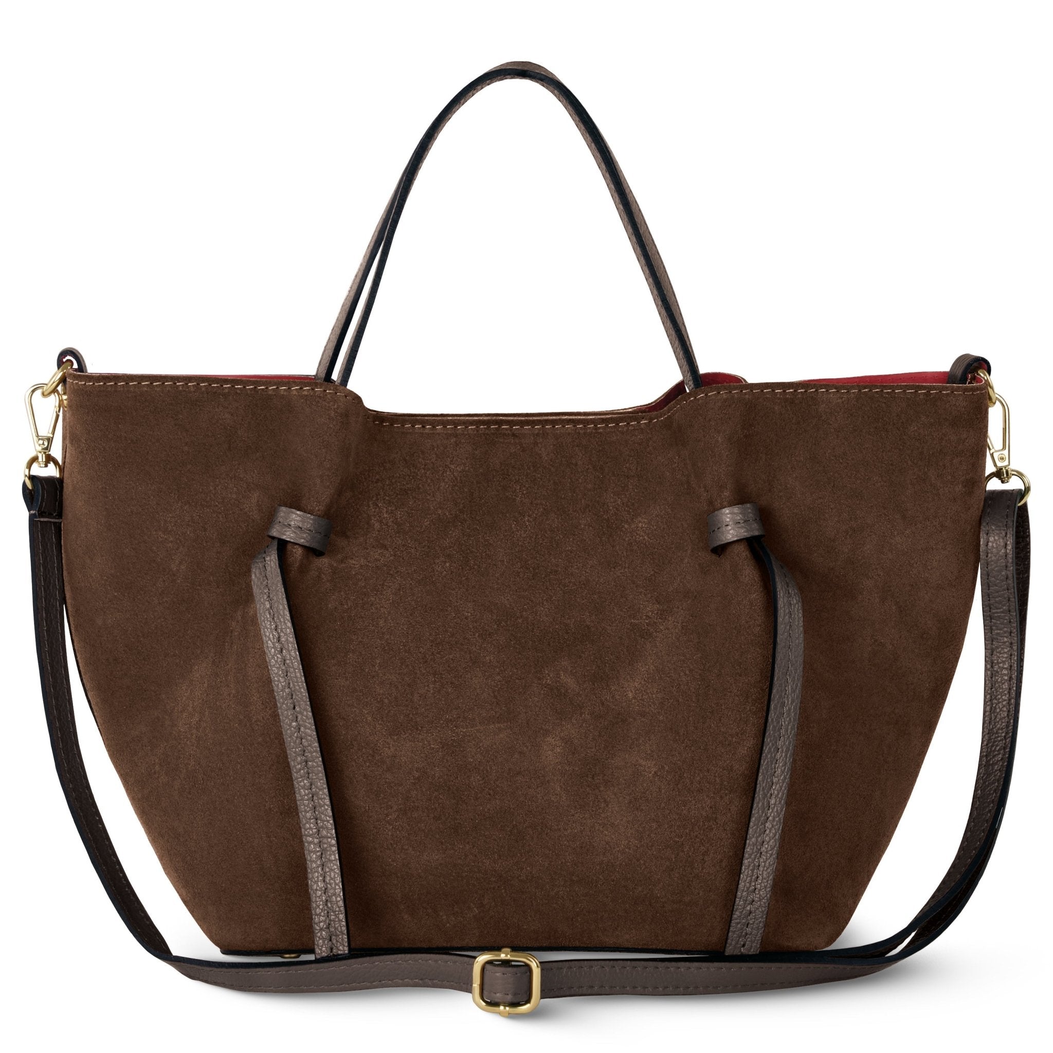 Italian Genuine Suede Tote Bag 292730 - Che Cose Belle
