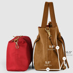 Italian Genuine Suede Tote Bag 292730 - Che Cose Belle