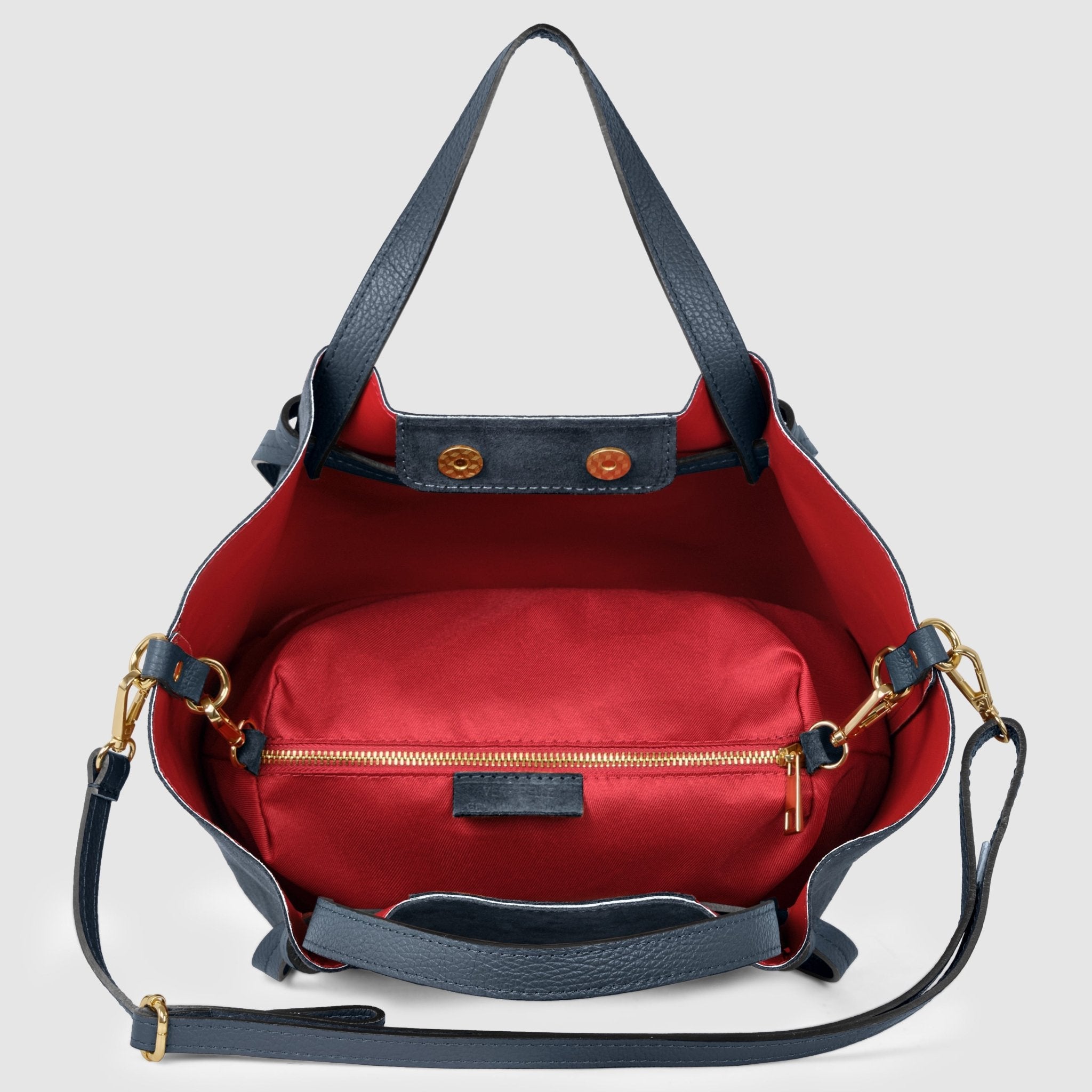 Italian Genuine Suede Tote Bag 292730 - Che Cose Belle