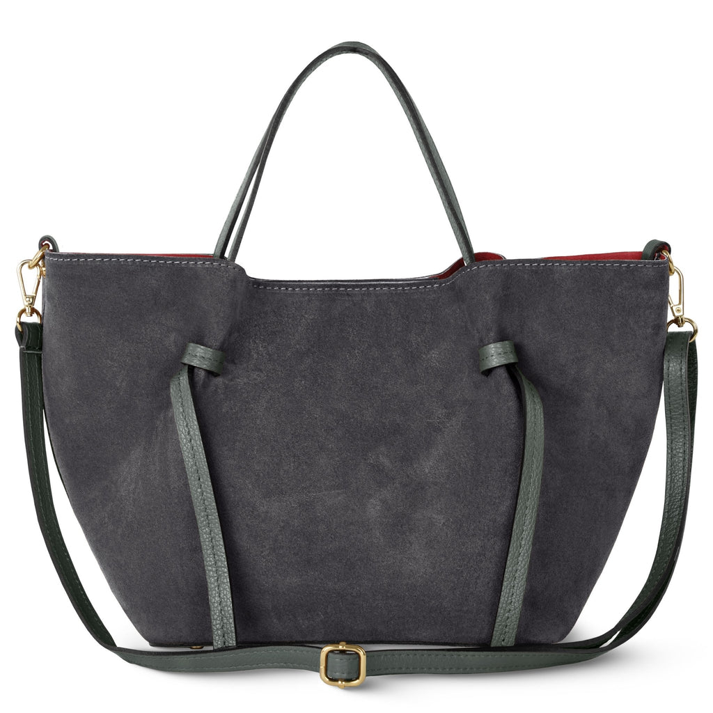 Italian Genuine Suede Tote Bag 292730 - Che Cose Belle