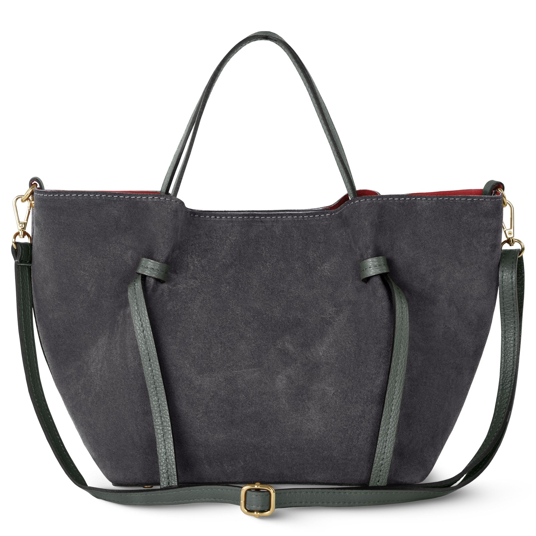Italian Genuine Suede Tote Bag 292730 - Che Cose Belle