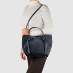 Italian Genuine Suede Tote Bag 292730 - Che Cose Belle