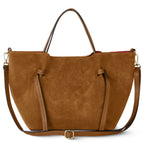 Italian Genuine Suede Tote Bag 292730 - Che Cose Belle