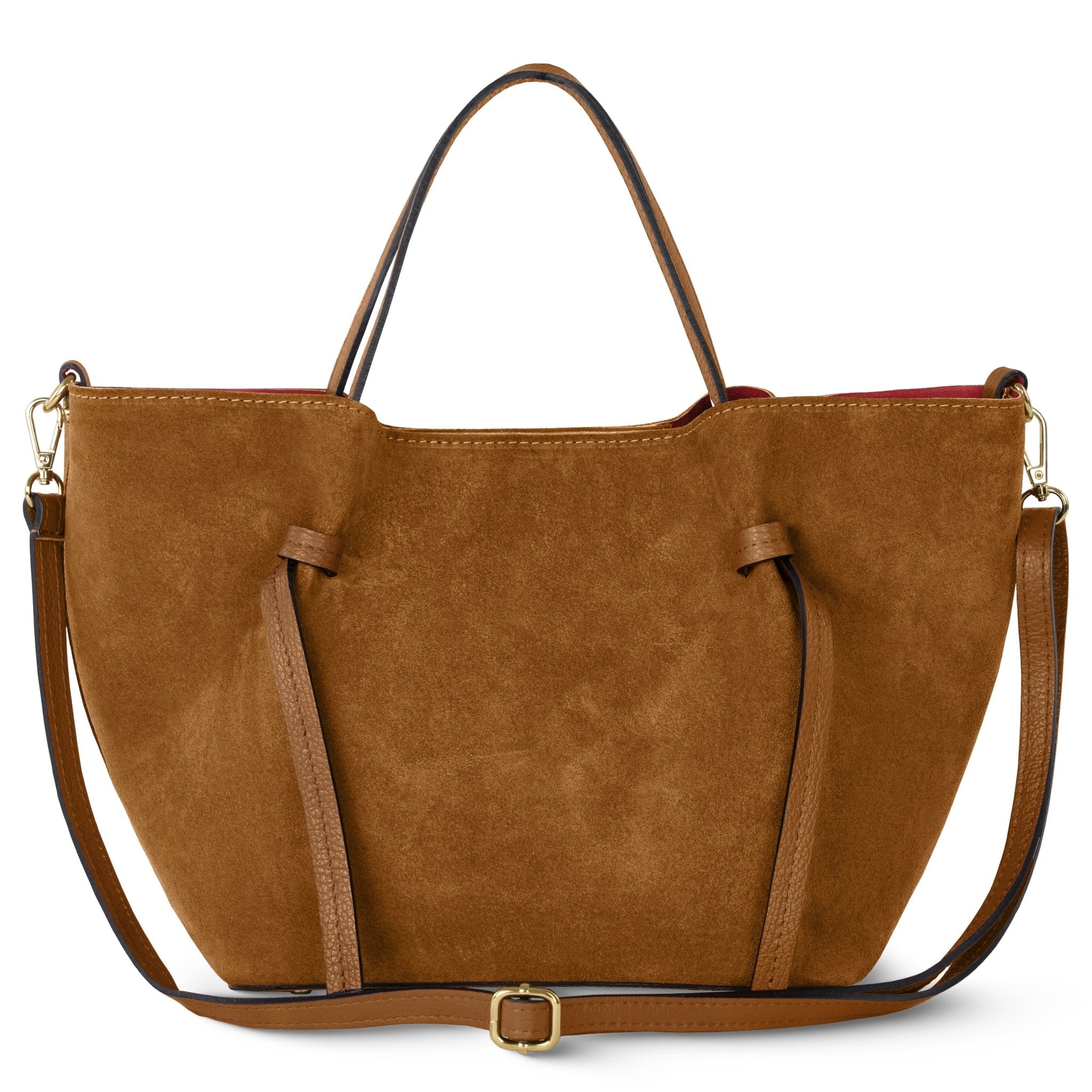 Italian Genuine Suede Tote Bag 292730 - Che Cose Belle
