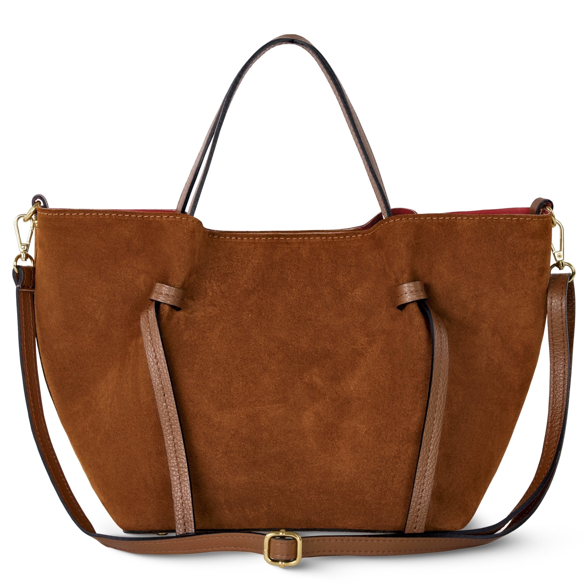 Italian Genuine Suede Tote Bag 292730 - Che Cose Belle