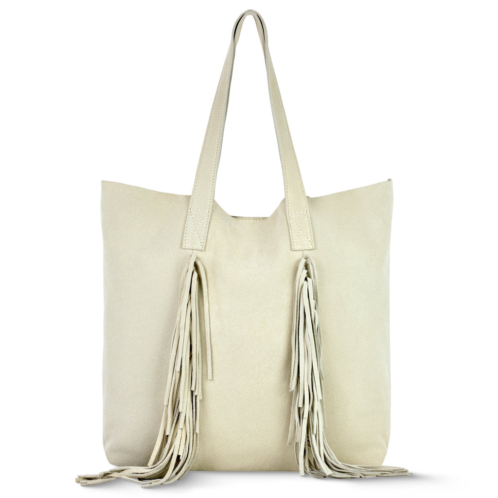 Italian Genuine Suede Tote Bag | Como - Che Cose Belle
