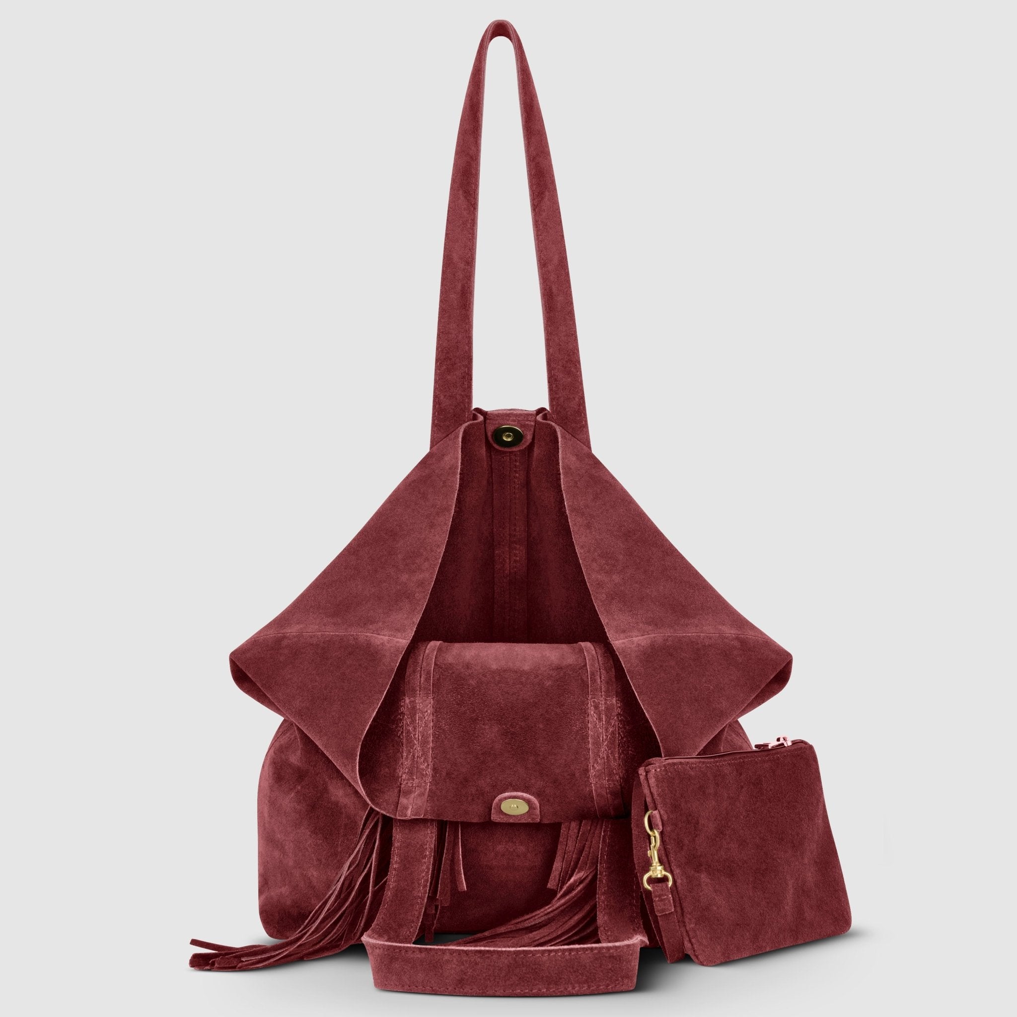 Italian Genuine Suede Tote Bag | Como - Che Cose Belle