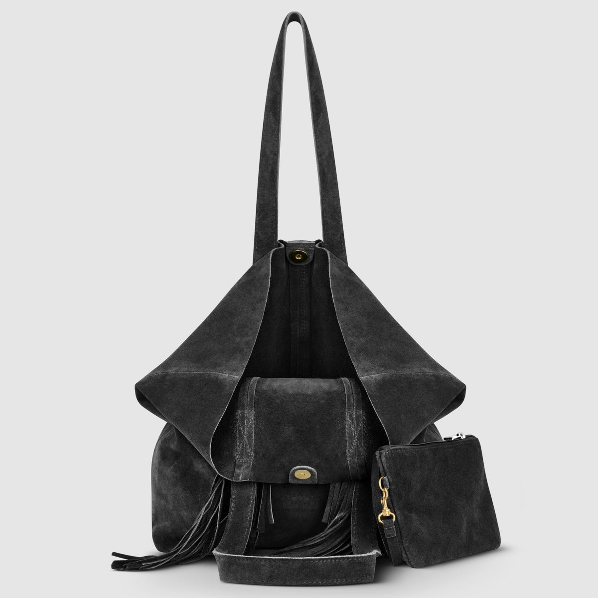 Italian Genuine Suede Tote Bag | Como - Che Cose Belle