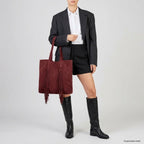 Italian Genuine Suede Tote Bag | Como - Che Cose Belle
