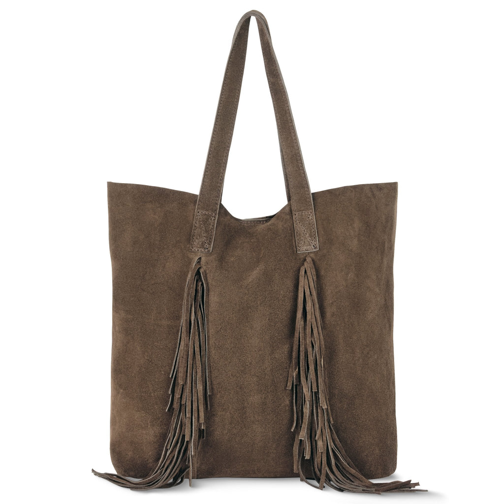 Italian Genuine Suede Tote Bag | Como - Che Cose Belle