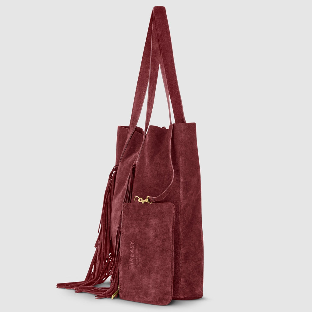 Italian Genuine Suede Tote Bag | Como - Che Cose Belle