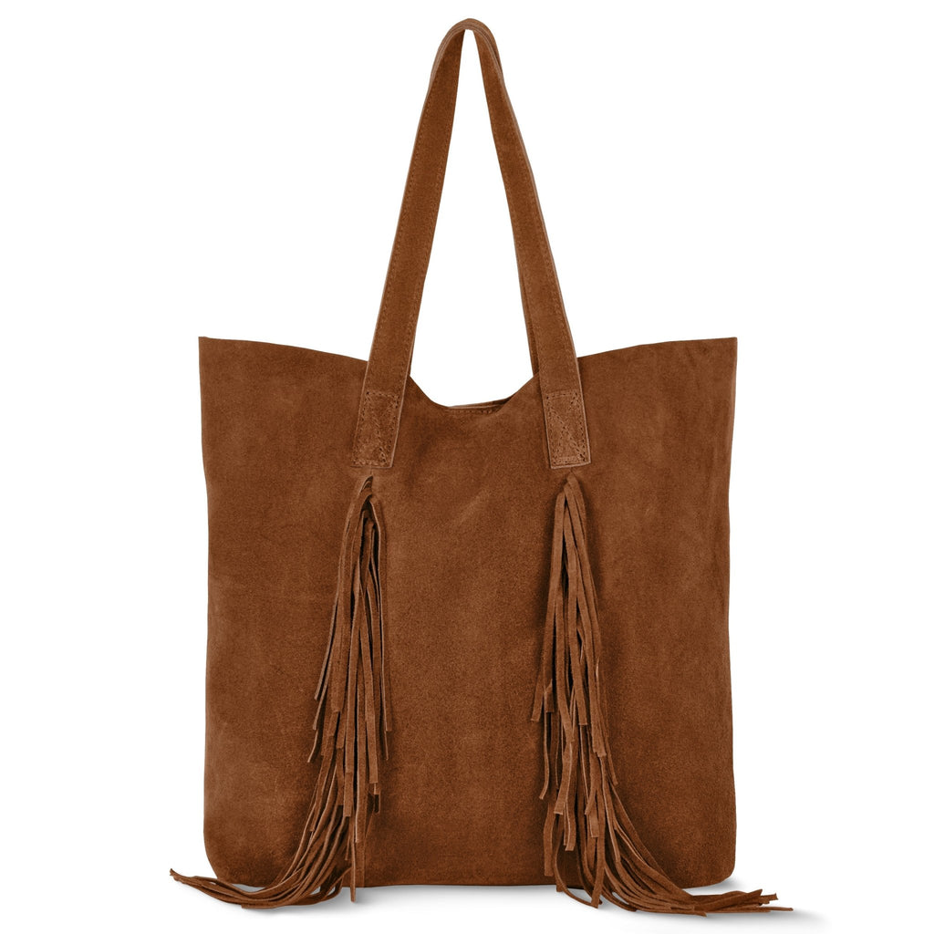 Italian Genuine Suede Tote Bag | Como - Che Cose Belle