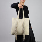 Italian Genuine Suede Tote Bag | Como - Che Cose Belle