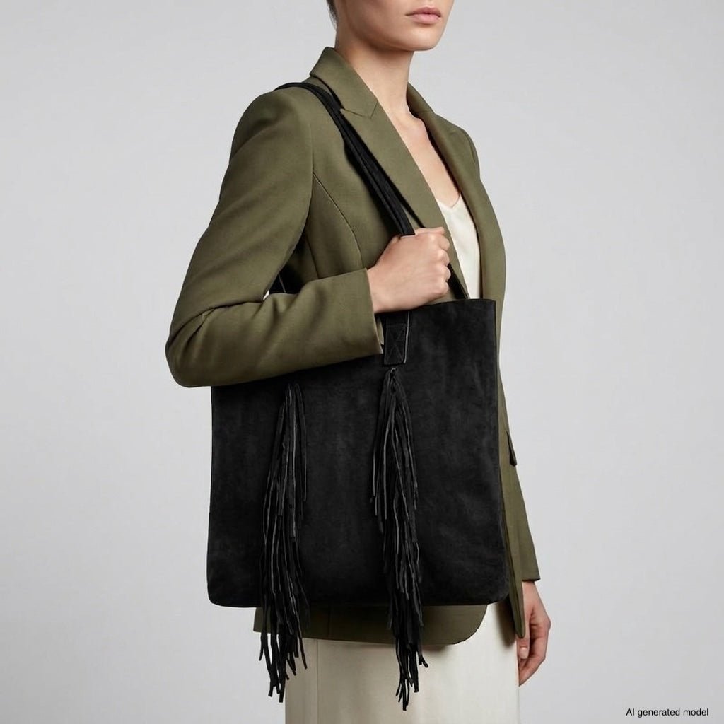 Italian Genuine Suede Tote Bag | Como - Che Cose Belle
