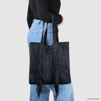 Italian Genuine Suede Tote Bag | Como - Che Cose Belle