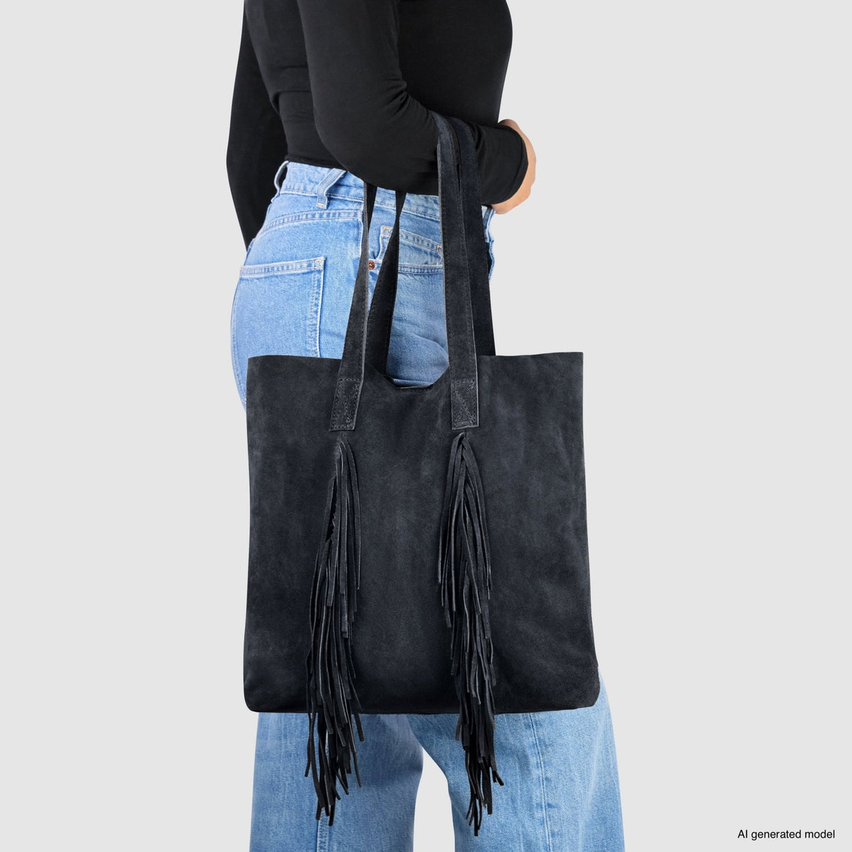 Italian Genuine Suede Tote Bag | Como - Che Cose Belle