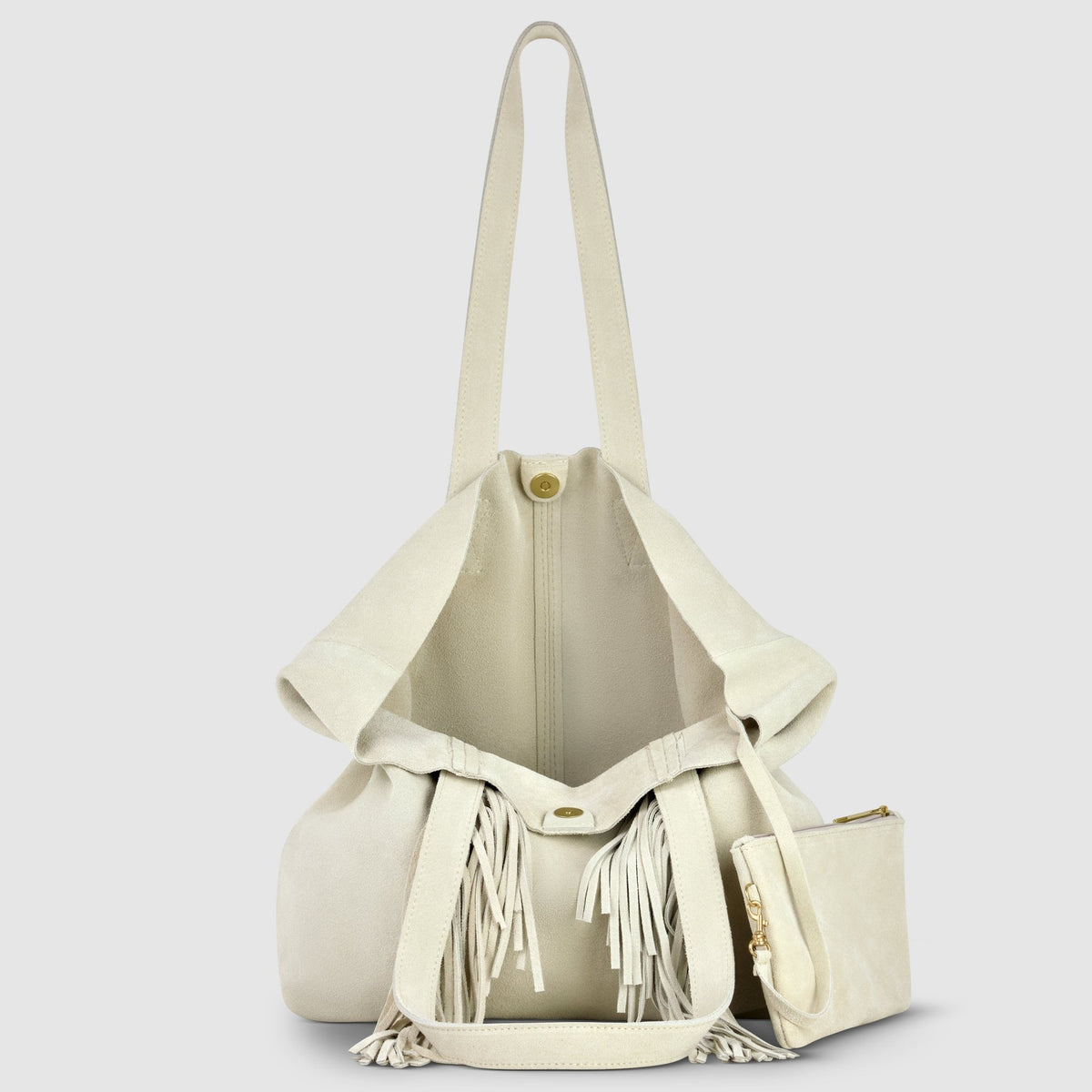 Italian Genuine Suede Tote Bag | Como - Che Cose Belle