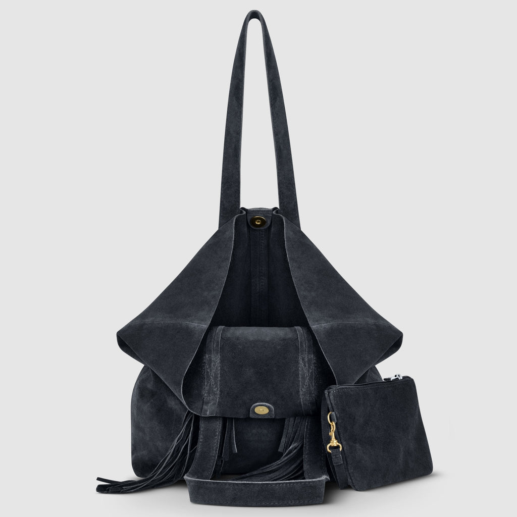 Italian Genuine Suede Tote Bag | Como - Che Cose Belle