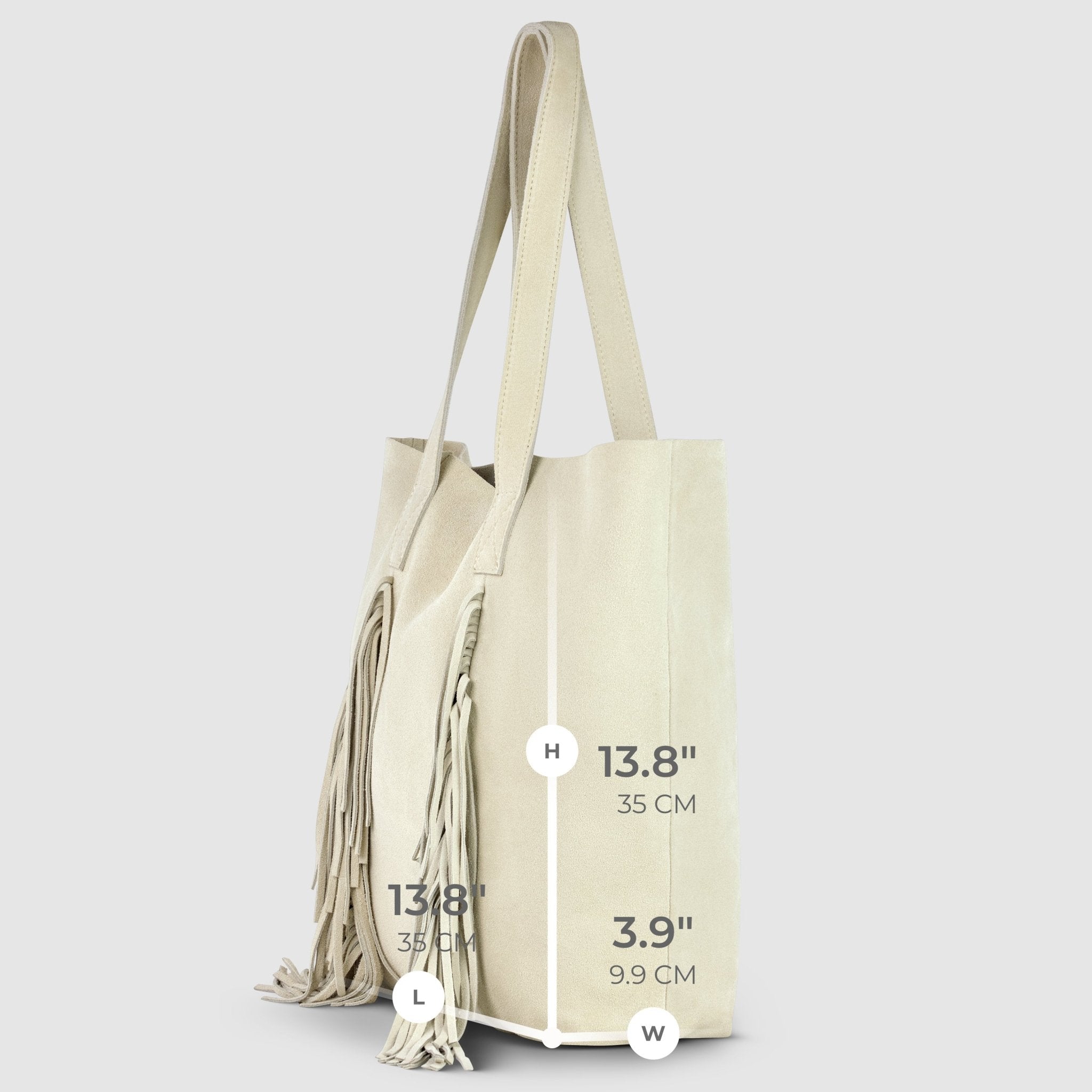 Italian Genuine Suede Tote Bag | Como - Che Cose Belle