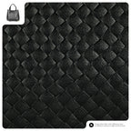 Italian Genuine Woven-Embossed Metallic Suede Top-Handle Bag | Savona - Che Cose Belle