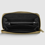 Italian Genuine Woven-Embossed Metallic Suede Wallet | Trento - Che Cose Belle