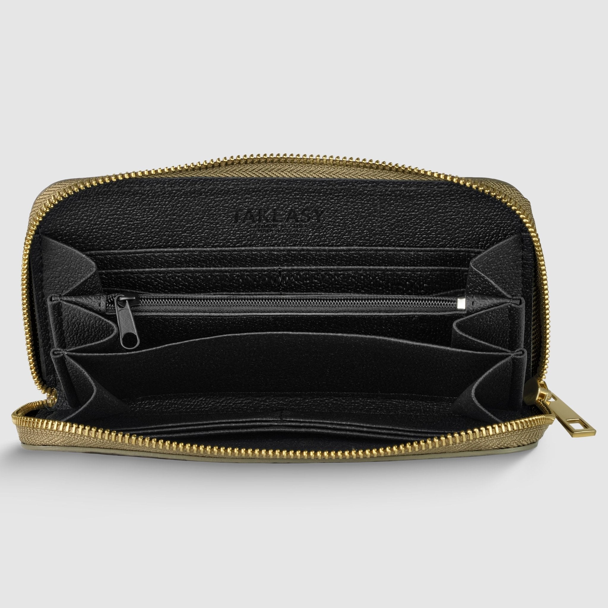 Italian Genuine Woven-Embossed Metallic Suede Wallet | Trento - Che Cose Belle