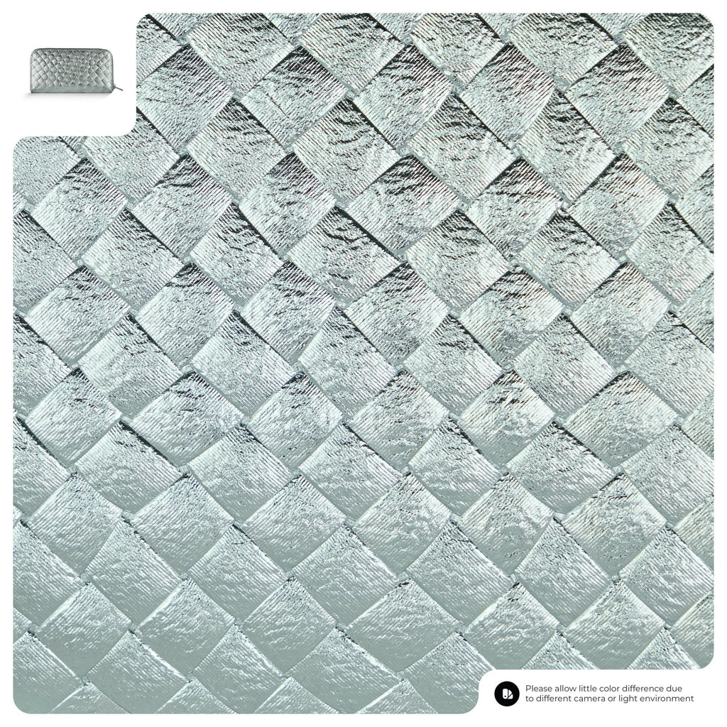 Italian Genuine Woven-Embossed Metallic Suede Wallet | Trento - Che Cose Belle