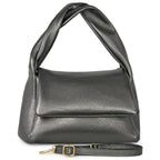 Italian Metallic Full-Grain Leather Top-Handle Bag | Trieste - Che Cose Belle