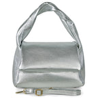 Italian Metallic Full-Grain Leather Top-Handle Bag | Trieste - Che Cose Belle