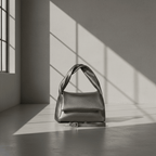 Italian Metallic Full-Grain Leather Top-Handle Bag | Trieste - Che Cose Belle