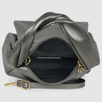 Italian Metallic Full-Grain Leather Top-Handle Bag | Trieste - Che Cose Belle