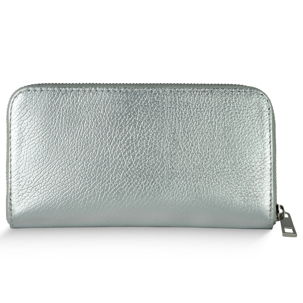 Italian Metallic Full-Grain Leather Wallet | Udine - Che Cose Belle