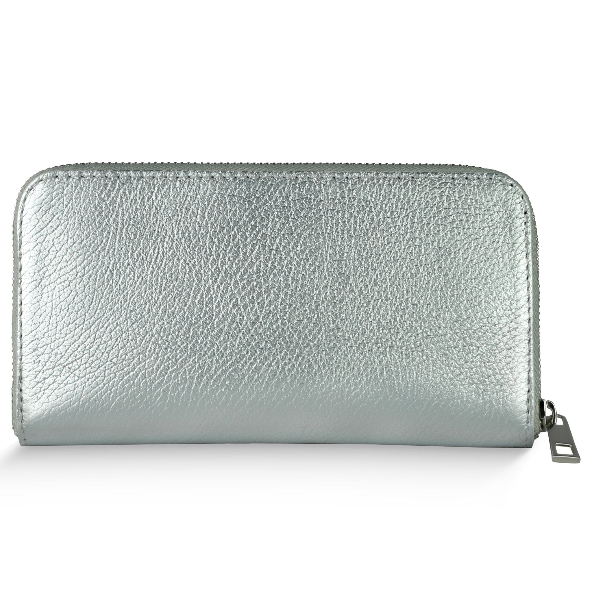 Italian Metallic Full-Grain Leather Wallet | Udine - Che Cose Belle