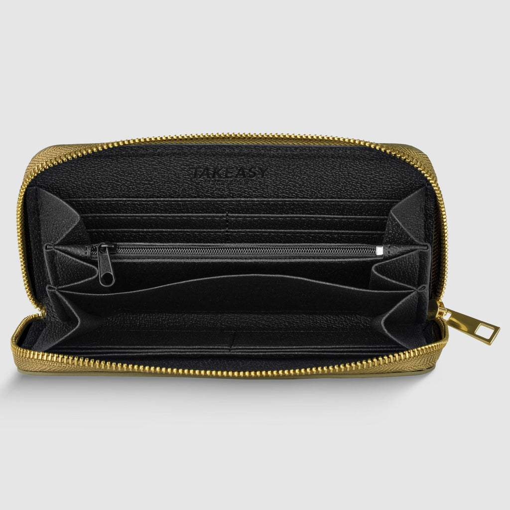 Italian Metallic Full-Grain Leather Wallet | Udine - Che Cose Belle