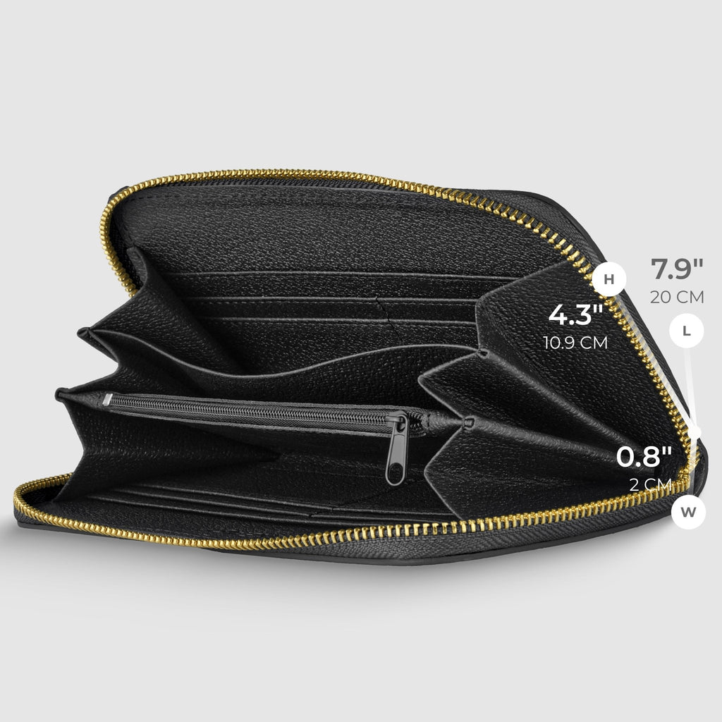 Italian Metallic Full-Grain Leather Wallet | Udine - Che Cose Belle
