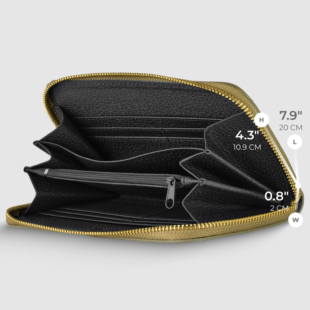 Italian Metallic Full-Grain Leather Wallet | Udine - Che Cose Belle