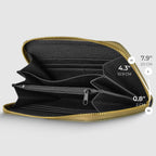 Italian Metallic Full-Grain Leather Wallet | Udine - Che Cose Belle
